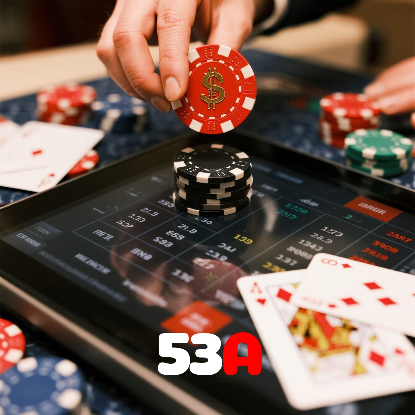 53A：Jogue nas mesas de poker e conquiste prêmios épicos!